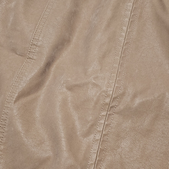 Free People Faux Leather Mini Skirt - Picture 4 of 8